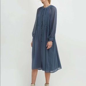 Oak and Fort - Swiss Dot Dress